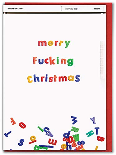 Merry Fucking Christmas Weihnachtskarte von Brainbox Candy