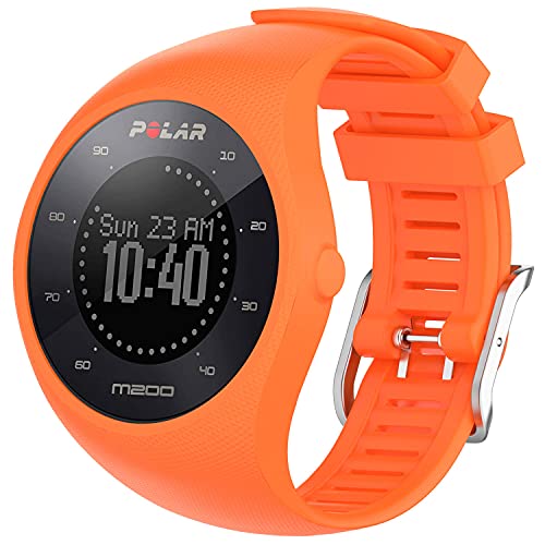 Braleto Armband für Polar M200, Ersatz Silikon Band Uhrenarmband Sportarmband für Polar M200 (Orange) von Braleto