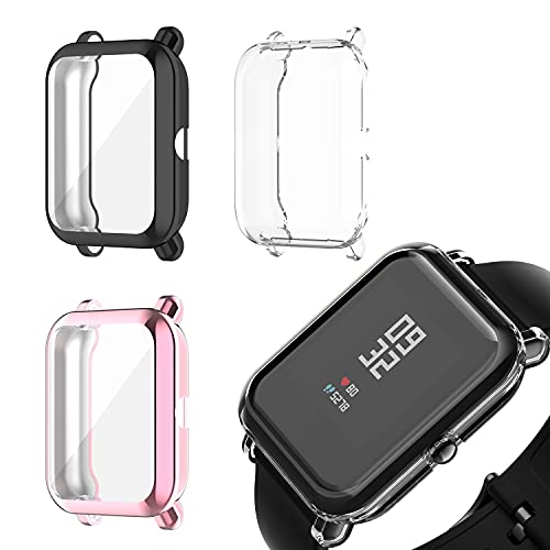 Braleto Hülle für Amazfit Bip, Kratzfester Rahmenschutz (Abdeckungen) für Amazfit Bip Cover von Braleto