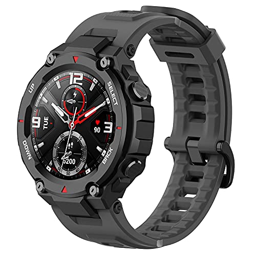 Braleto Silikon Armband für Amazfit T-Rex Pro Band Kompatibles für Amazfit T-Rex/T-Rex Pro (Grau) von Braleto