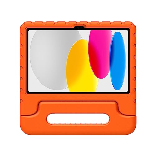 Learn.it Soft Case iPad™ 10.9 (10.Generation) orange - geprüft in Deutschland - stossfest und robust aus Schaumstoff - ideal für Schule und Unterricht von Brand.it