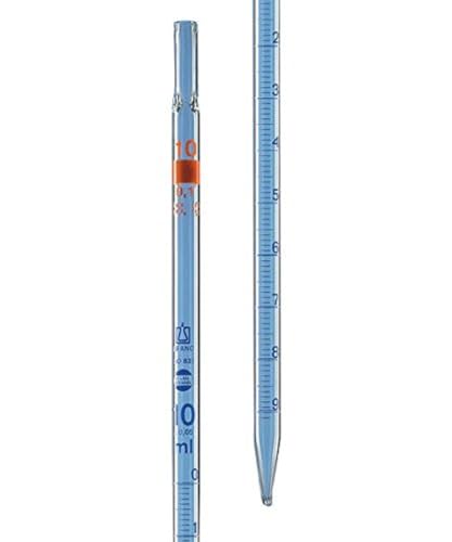 Messpipette, BLAUBRAND, Klasse AS, DE-M gekennz., Typ 3 (Nullpunkt oben), 50:0,5 ml, völliger Ablauf, AR-GLAS von BRAND
