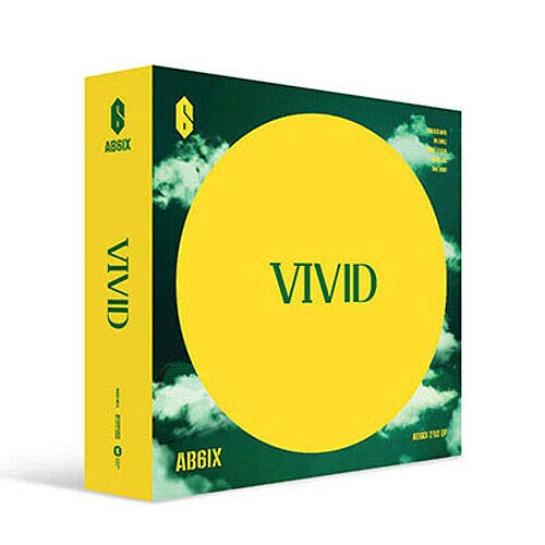 AB6IX [VIVID] 2nd EP Album I VER CD+Fotobuch+3 Karte+Color Chip+Sticker+Stand+TRACKING CODE K-POP SEALED von Brandnew Music