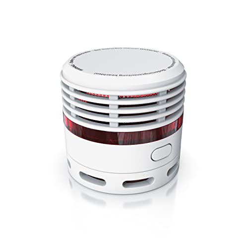Brandson - Rauchmelder 10 Jahre Batterie, Rauchwarnmelder, geprüft nach EN 14604, für Wohnräume geeignet, 85 dB Alarmlautstärke, LED Indikator, Weiß Brandson - Rauchmelder 10 Jahre Batterie, Rauchwarnmelder, geprüft nach EN 14604, für Wohnräume geeignet, 85 dB Alarmlautstärke, LED Indikator, Weiß von Brandson