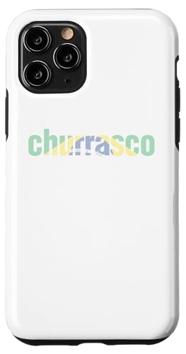 Churrasco brasilianisches Grill-Brasilien-Essen Hülle für iPhone 11 Pro von Brasilien, das Carne Brasil-Flaggen-Amerikaner