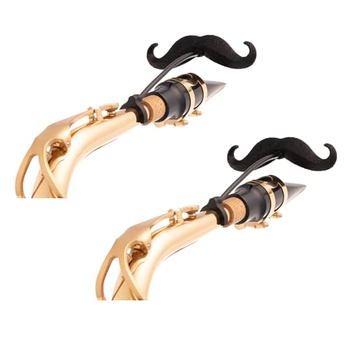 Sax-Stache Schnurrbart zum Aufstecken für Saxophon, 2 Stück, Alt & Tenor / Bari Sax-Stache Schnurrbart zum Aufstecken für Saxophon, 2 Stück, Alt & Tenor / Bari von Brasstache