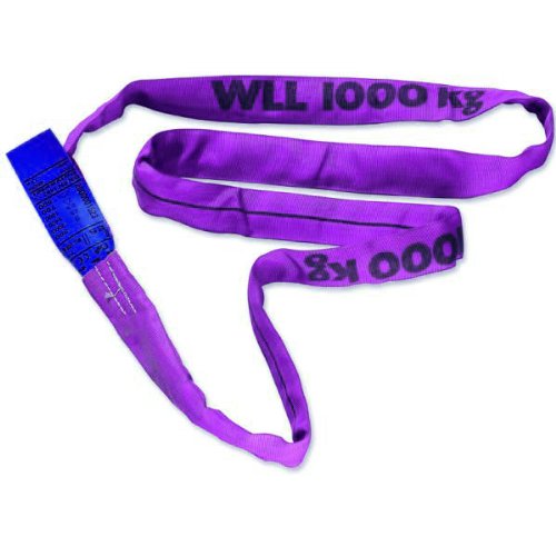 Braun 10051RS Rundschlinge 1000 kg Tragkraft, 5 m Umfang, endlos mit Polyesterkern, violett Braun 10051RS Rundschlinge 1000 kg Tragkraft, 5 m Umfang, endlos mit Polyesterkern, violett von Braun