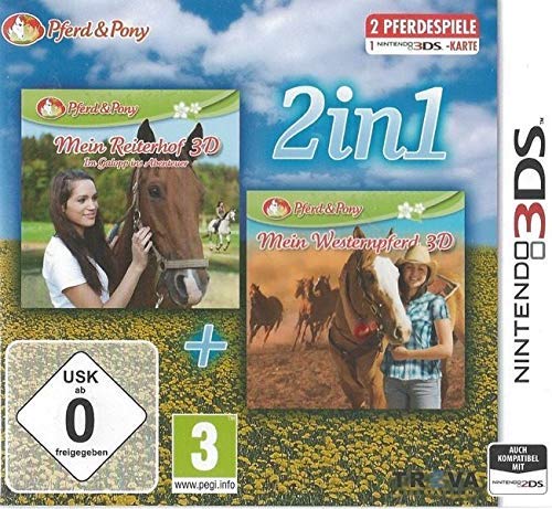 2 in 1 - Westernpferd 3D + Reiterhof 3D von Braun Handels