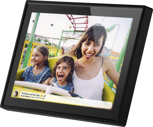 Braun Phototechnik DigiFrame 1019 WiFi schwarz Digitaler Bilderrahmen 25.7cm 10.1 Zoll EEK: C (A - G von Braun Phototechnik