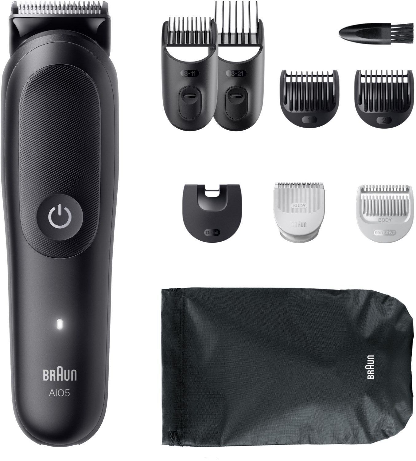 AIO5540 All-In-One Style Kit Körper-/Haar-Trimmer AIO5540 All-In-One Style Kit Körper-/Haar-Trimmer von Braun