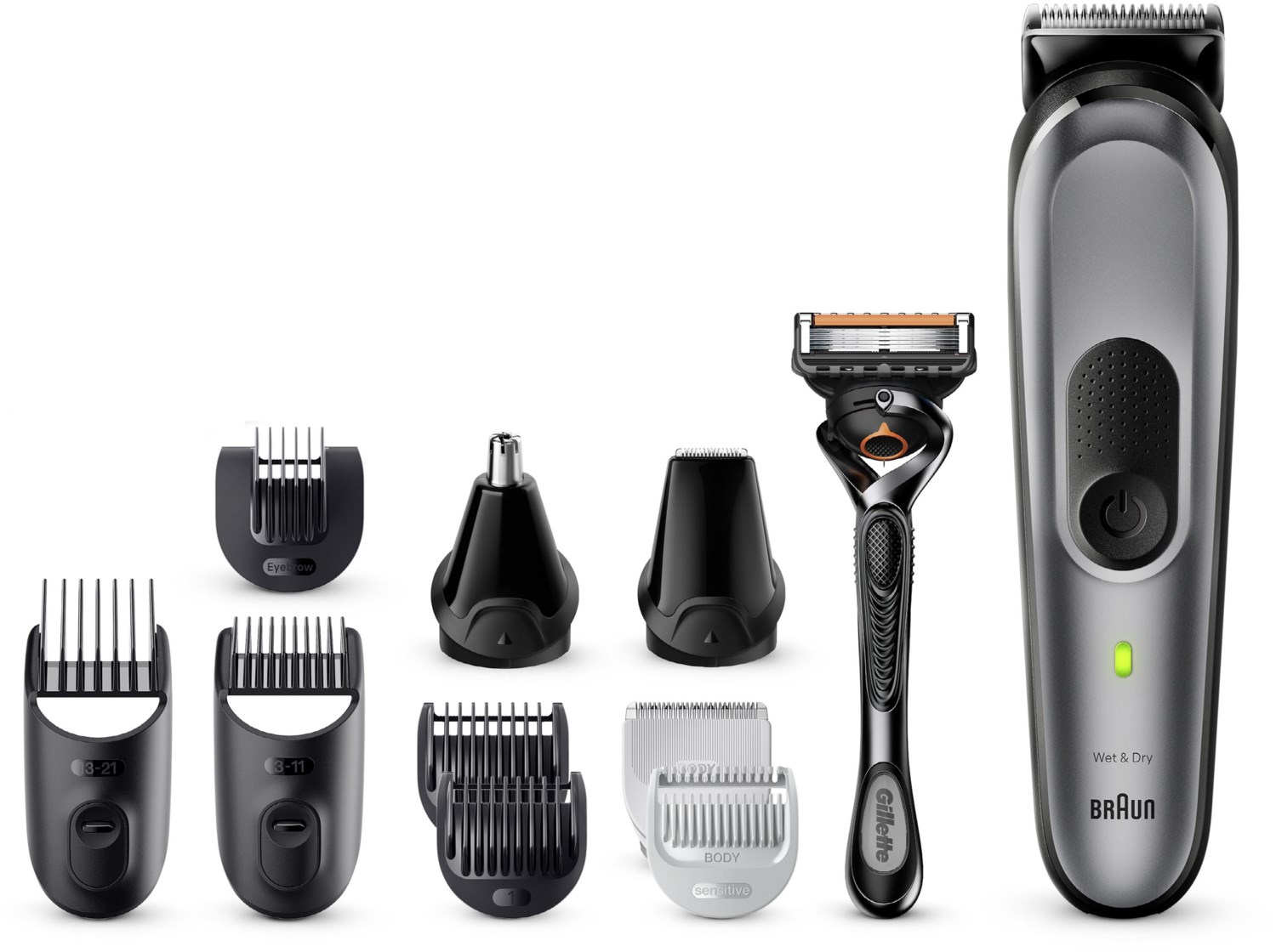 AIO7440 All-in-One Style Kit Körper-/Haar-Trimmer space grey AIO7440 All-in-One Style Kit Körper-/Haar-Trimmer space grey von Braun