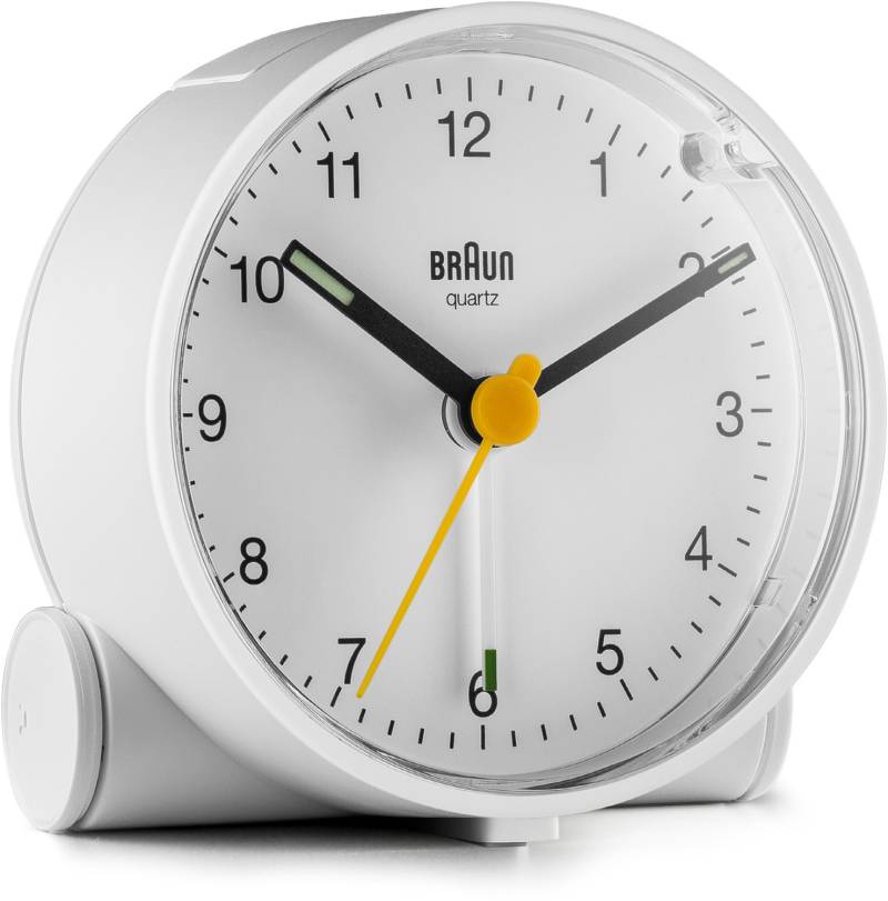 BC01W Quarzwecker weiß von Braun