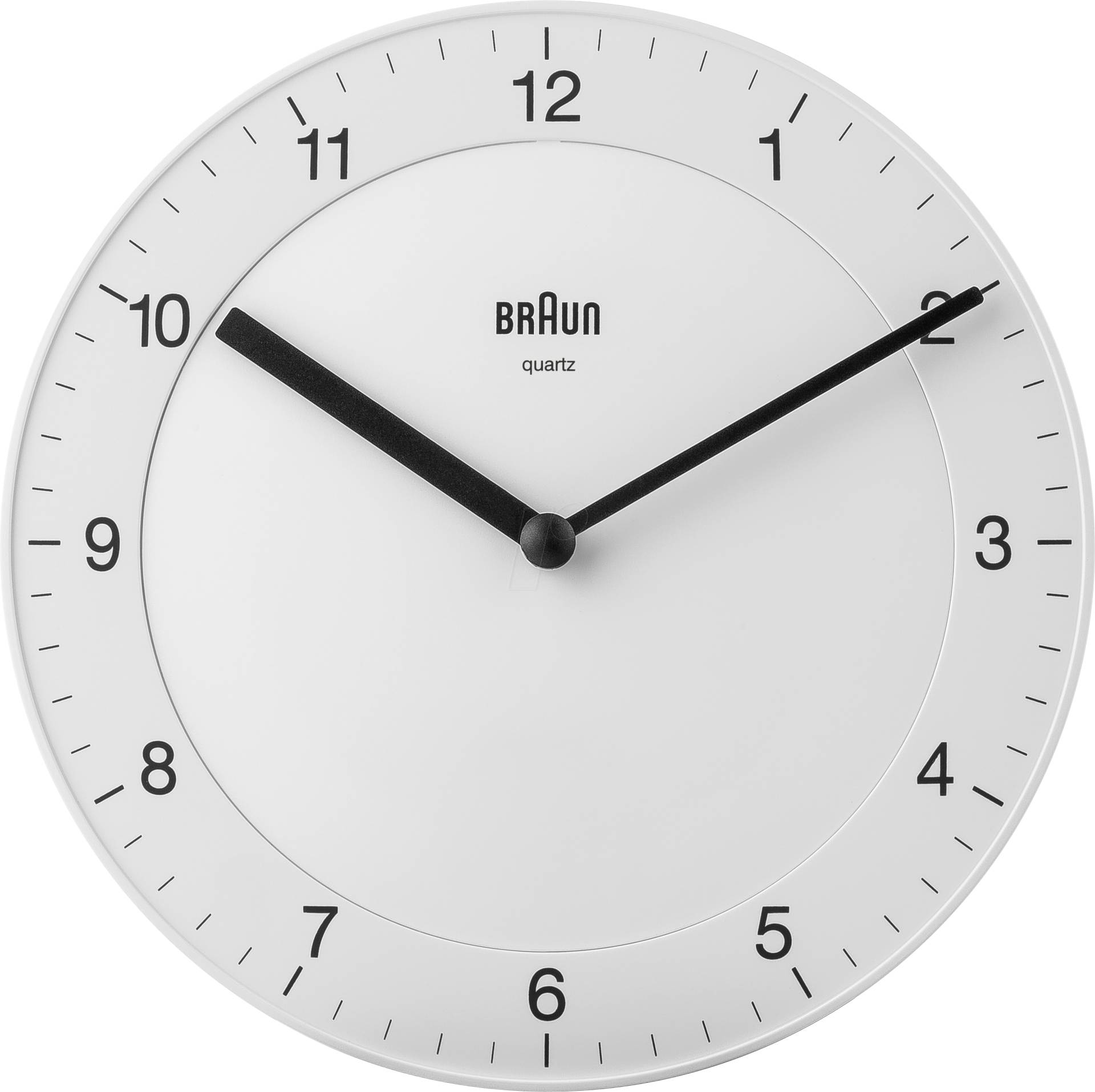 BRAUN BC06W - Quarzwanduhr analog weiß BRAUN BC06W - Quarzwanduhr analog weiß von Braun