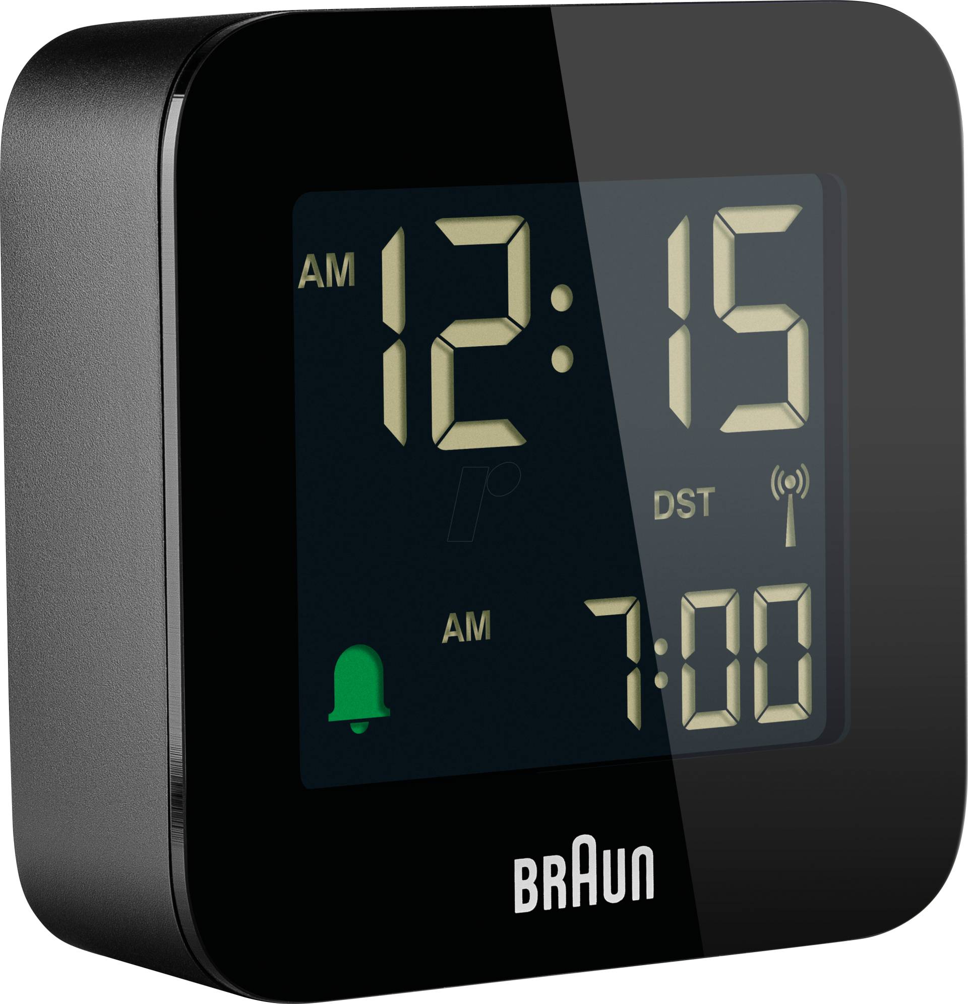 BRAUN BC08B-DCF - Digitaler Funk-Reisewecker schwarz BRAUN BC08B-DCF - Digitaler Funk-Reisewecker schwarz von Braun