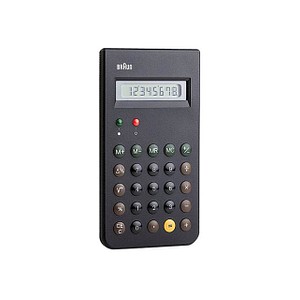 BRAUN BNE 001 BK Taschenrechner schwarz BRAUN BNE 001 BK Taschenrechner schwarz von Braun