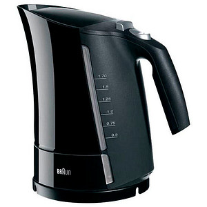 BRAUN Wasserkocher Multiquick 5 WK 500 schwarz 1,7 l 3.000 W BRAUN Wasserkocher Multiquick 5 WK 500 schwarz 1,7 l 3.000 W von Braun
