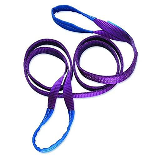 Braun 10022HB Hebeband 1000 kg Tragkraft, 2 m Länge mit verstärkten Endschlaufen, violett Braun 10022HB Hebeband 1000 kg Tragkraft, 2 m Länge mit verstärkten Endschlaufen, violett von Braun