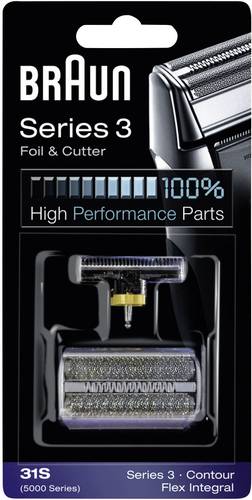 Braun 31S Scherfolie und Klingenblock Silber 1 Set Braun 31S Scherfolie und Klingenblock Silber 1 Set von Braun