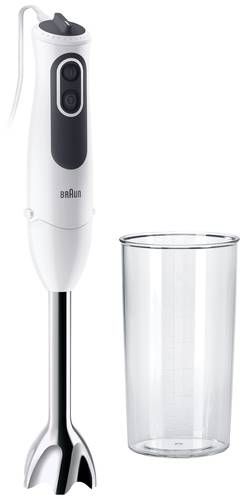 Braun 4193-MQ3100WH SMOOTHIE+ HB INT S12 Stabmixer 750W Weiß, Grau, Edelstahl Braun 4193-MQ3100WH SMOOTHIE+ HB INT S12 Stabmixer 750W Weiß, Grau, Edelstahl von Braun