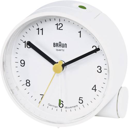 Braun 66004 Quarz Wecker Weiß Alarmzeiten 1 von Braun