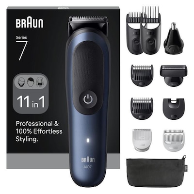 Braun Series 7 All-In-One Style Kit AIO7540 Haarschneider blau Braun Series 7 All-In-One Style Kit AIO7540 Haarschneider blau von Braun