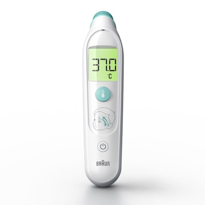 Braun BST200WE Sensian Swipe 5 Stirnthermometer weiss von Braun