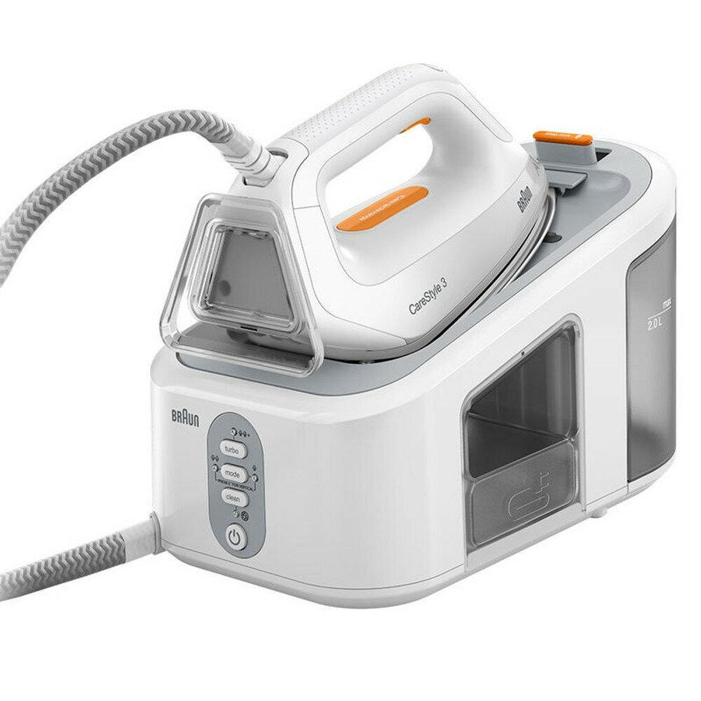 Braun CareStyle 3 IS3132WH 2400 W 2 l EloxalPlus soleplate Orange, Weiß Braun CareStyle 3 IS3132WH 2400 W 2 l EloxalPlus soleplate Orange, Weiß von Braun