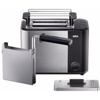 Braun HT 5015 BK Toaster schwarz / edelstahl Braun HT 5015 BK Toaster schwarz / edelstahl von Braun