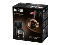 Braun KF560, Filterkaffeemaschine, Gemahlener Kaffee, 1100 W, Schwarz von Braun