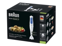 Braun MQ 3025 WH, Pürierstab, 600 l, 700 W, Weiß von Braun
