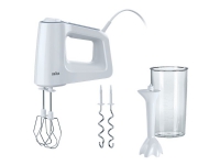 Braun MultiMix 3, Handmixer, Weiß, Kunststoff, 500 W von Braun