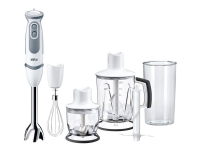 Braun Multiquick 5 MQ 5245 WH Stavblender Premium hvid/grå Braun Multiquick 5 MQ 5245 WH Stavblender Premium hvid/grå von Braun