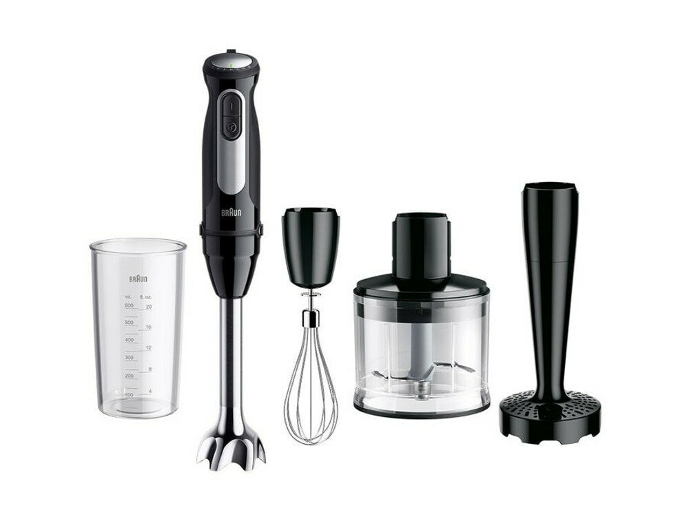Braun MultiQuick 5 Pro 0,6 l Pürierstab 1000 W Schwarz, Silber Braun MultiQuick 5 Pro 0,6 l Pürierstab 1000 W Schwarz, Silber von Braun
