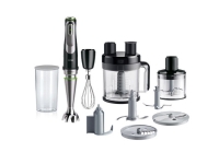 Braun MultiQuick 9 MQ 9195XLI, Pürierstab, 2 l, Eis-Crusher, 1,2 m, 1200 W, Schwarz, Edelstahl Braun MultiQuick 9 MQ 9195XLI, Pürierstab, 2 l, Eis-Crusher, 1,2 m, 1200 W, Schwarz, Edelstahl von Braun