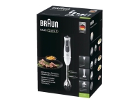 Braun Multiquick 3 MQ 3137 Sauce+ - Stabmixer - 750 W - Weiß/Grau Braun Multiquick 3 MQ 3137 Sauce+ - Stabmixer - 750 W - Weiß/Grau von Braun