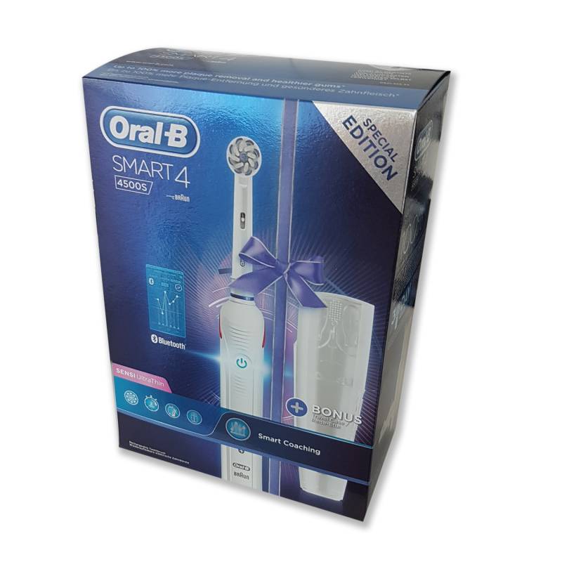 Braun Oral-B Smart 4 Sensi UltraThin Special Edition Elektrische Zahnbürste weiß von Braun