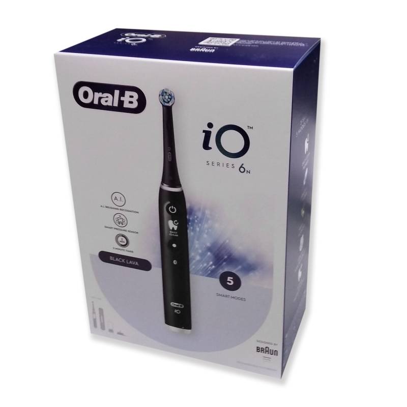 Braun Oral-B iO Series 6 N elekt. Zahnbürste schwarz von Braun
