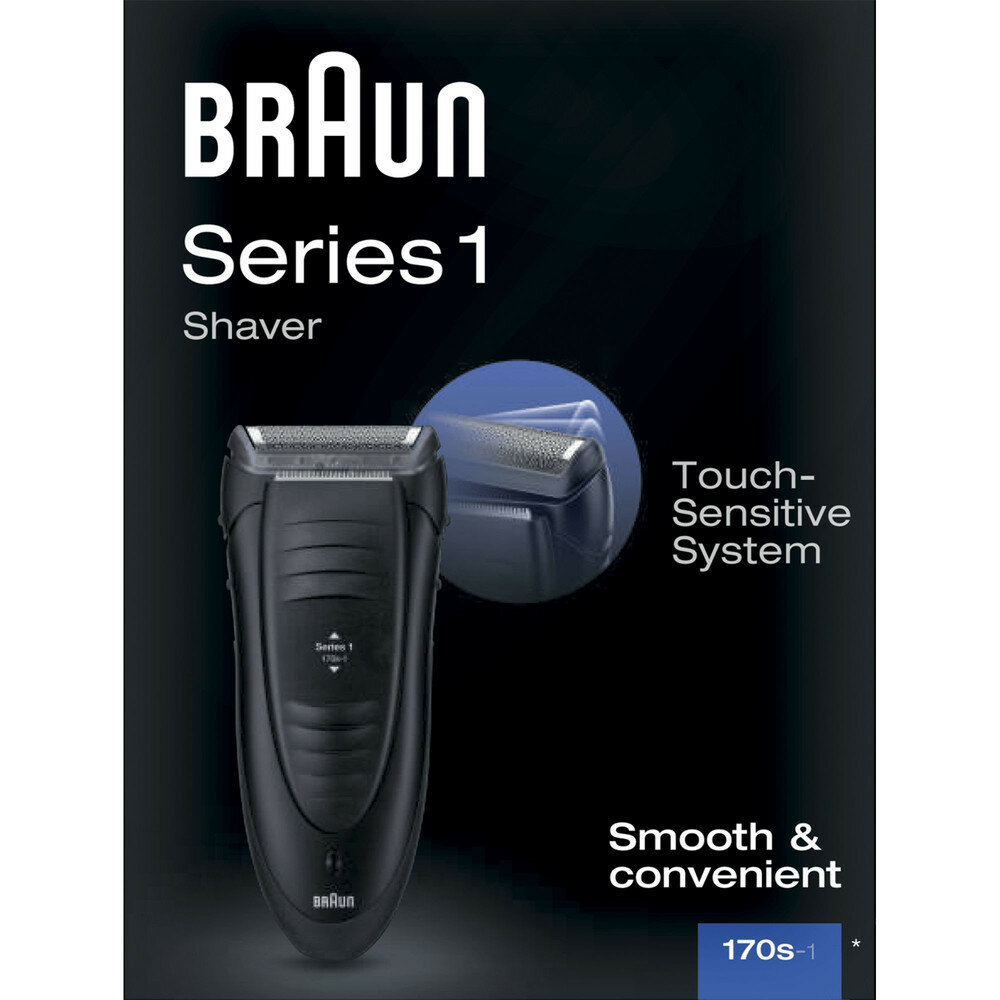 Braun Series 1-170 Trimmer Schwarz Herrenrasierapparat Braun Series 1-170 Trimmer Schwarz Herrenrasierapparat von Braun