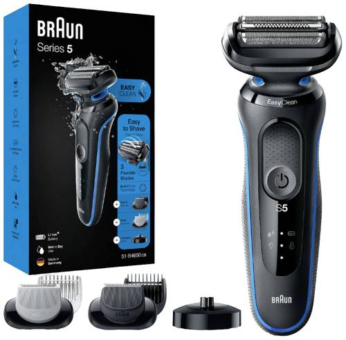 Braun Series 5, 51-B4650cs Folienrasierer Blau, Schwarz von Braun