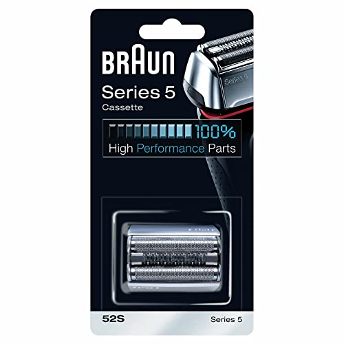 Braun Series 5 52S Electric Shaver Head Replacement Cassette â€“ Silver von Braun