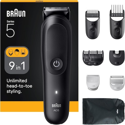 Braun Series 5 All-In-One Style Kit AIO5540 Haarschneider schwarz Braun Series 5 All-In-One Style Kit AIO5540 Haarschneider schwarz von Braun