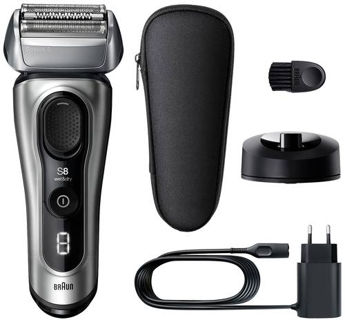 Braun Series 8 Rasierer abwaschbar Silber von Braun