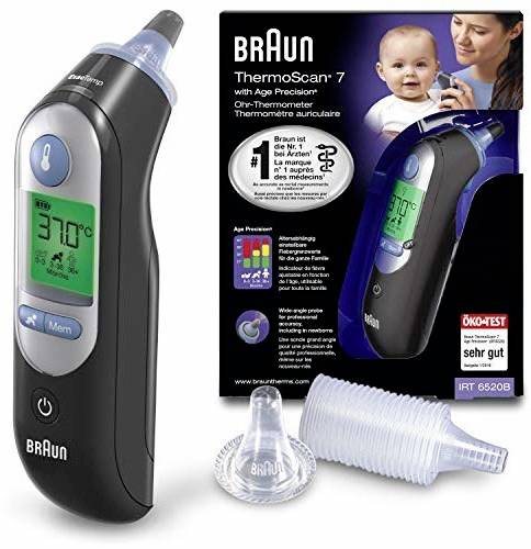 Braun ThermoScan 7 Infrarot Fieberthermometer Vorgewärmte Meßspitze Braun ThermoScan 7 Infrarot Fieberthermometer Vorgewärmte Meßspitze von Braun