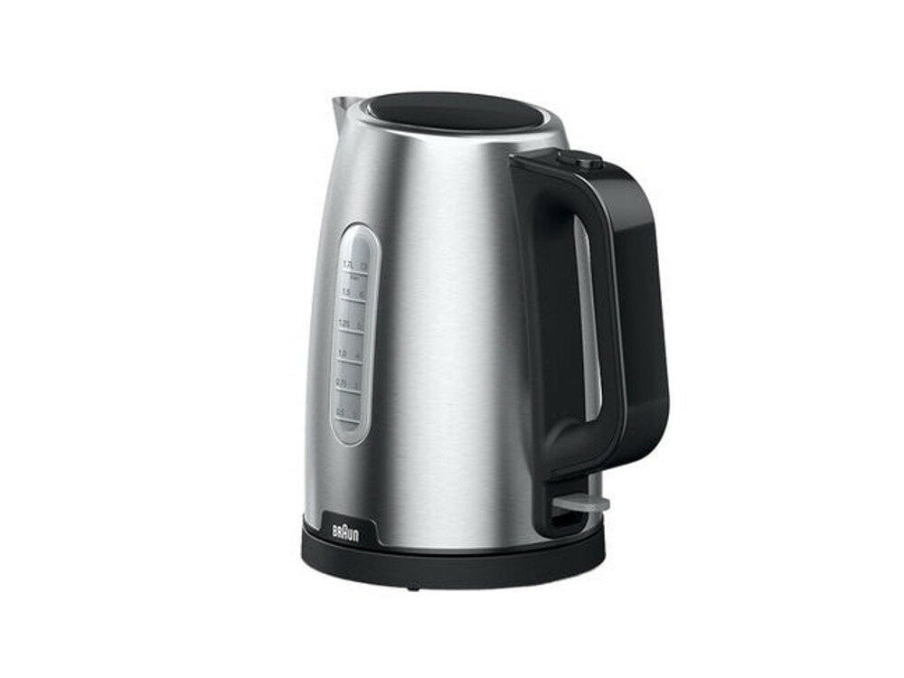 Braun WK 1500 Wasserkocher 1,7 l 2200 W Schwarz, Edelstahl Braun WK 1500 Wasserkocher 1,7 l 2200 W Schwarz, Edelstahl von Braun