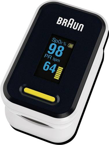 Braun YK-81CEU Fingerdrucksensor Blutsauerstoff-Messgerät YK-81CEU von Braun