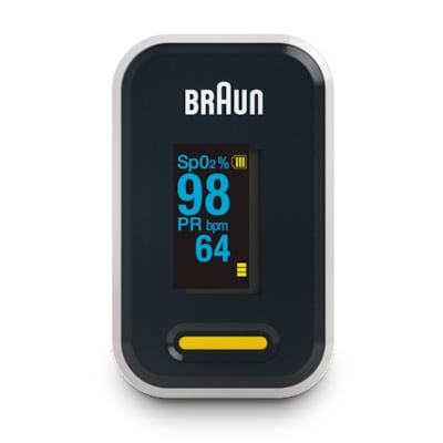 Braun YK-81CEU Pulsoximeter 1 Messgerät für Sauerstoffsättigung + Puls von Braun