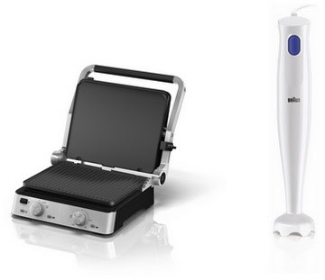 CG 7020 + MQ 10.000P Set Kontaktgrill von Braun