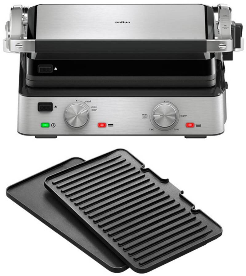 CG 7020 Kontaktgrill schwarz/edelstahl von Braun