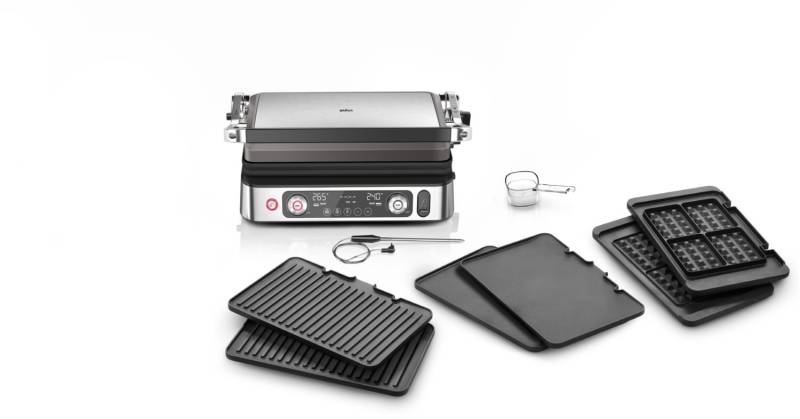 CG 9167 Kontaktgrill + Waffelautomat schwarz/edelstahl von Braun