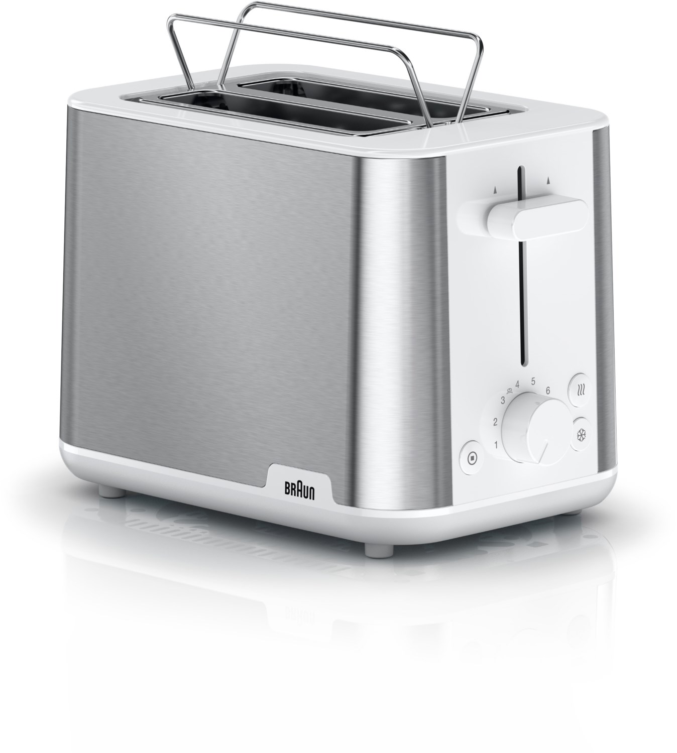 HT 1510 WH Kompakt-Toaster weiß von Braun